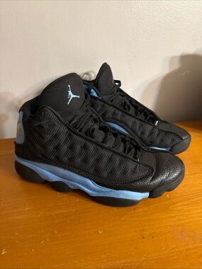 Air Jordan Retro 13 Black and University Blue Sneakers sz13